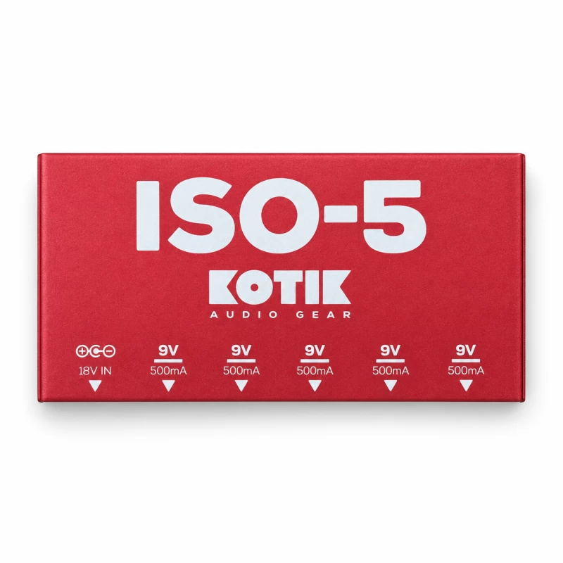 Kotik ISO-5 Fuente Aislada Para Efectos 9VDC - Imagen 2