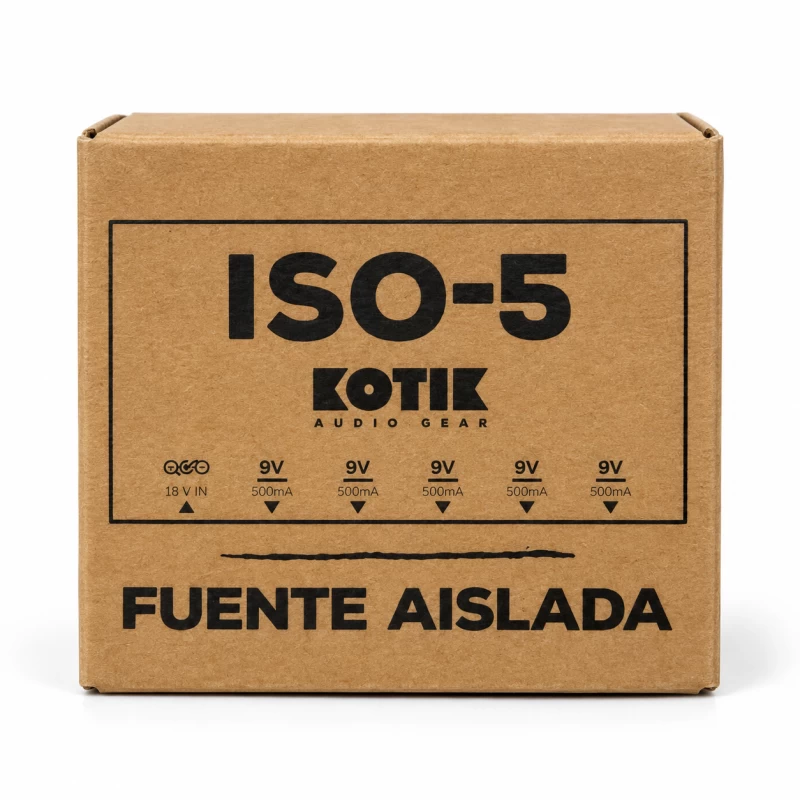 Kotik ISO-5 Fuente Aislada Para Efectos 9VDC - Imagen 4